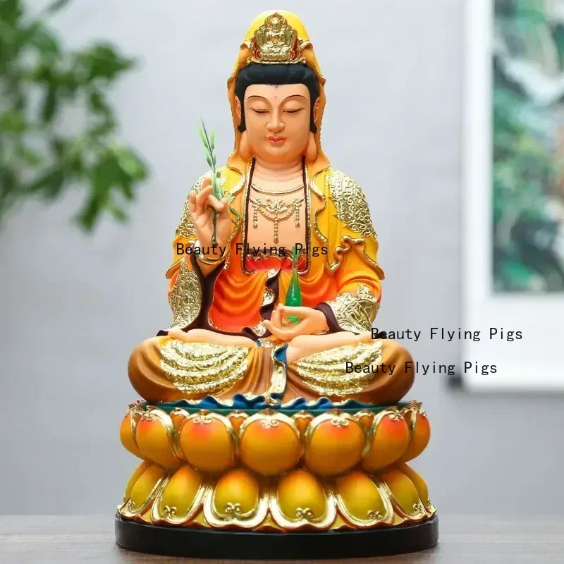 樹脂製の仏像,12インチ,30cm,カラー,装飾的な職人技 - AliExpress