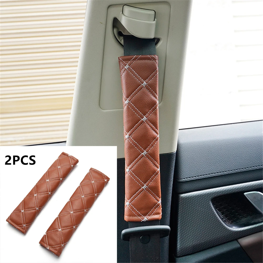 

2PCS Car Shoulder Cover Cushion Seat Belt Pad Strap BackPack Harness Safety Auto Interior Accessories Seat Belt Padding For Kids