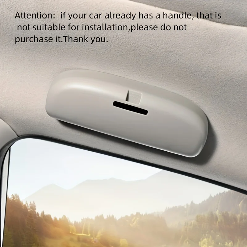 Universal Car-Mounted Glasses Holder - Multifunctional In-Car Storage with Non-Damaging Installation