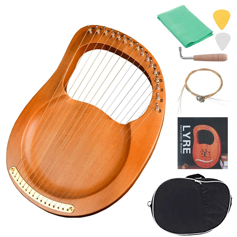 Aklot 16 string lyre tuning deals