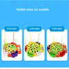 Electric Musical Rotating Fishing Toy Children Board Play Fish Game Outdoor Sports Educational Toys For Boys Girls 4