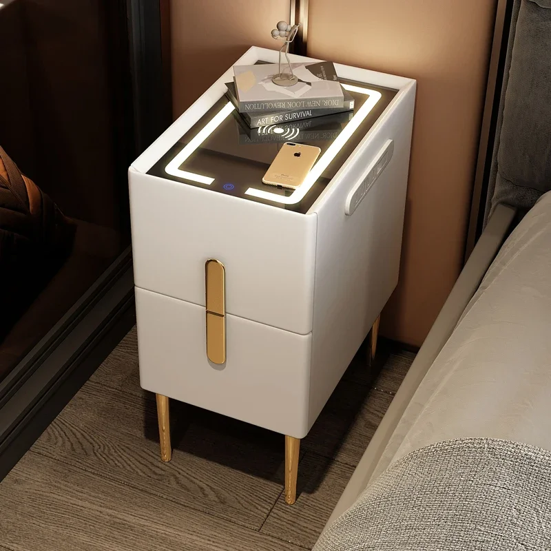 Comodini Stretti Comodino Mobile In Legno Nordic Smart Vanity Stand Frames Comò Storage Mesitas De Noche Smart Furniture