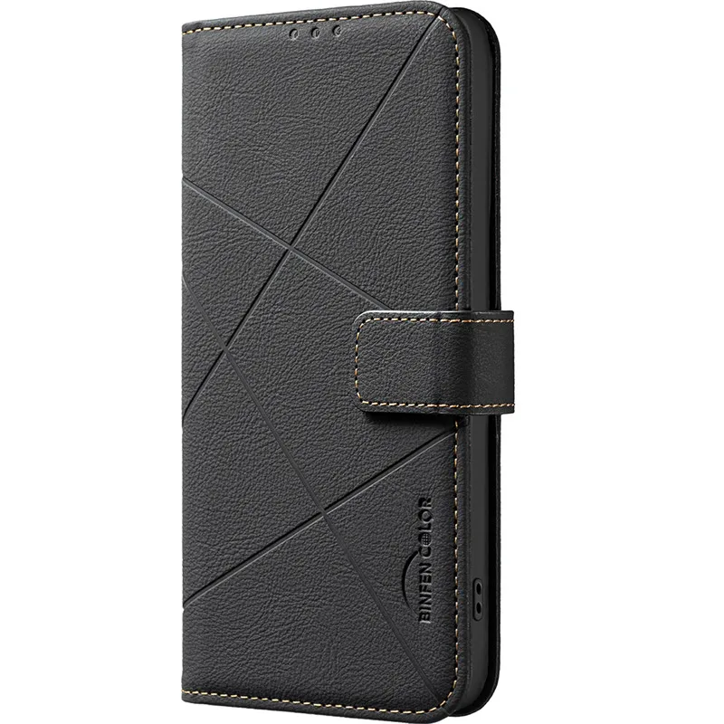 RFID Blocking Leather Wallet Flip Case - Premium Phone Cover and Protective Bag