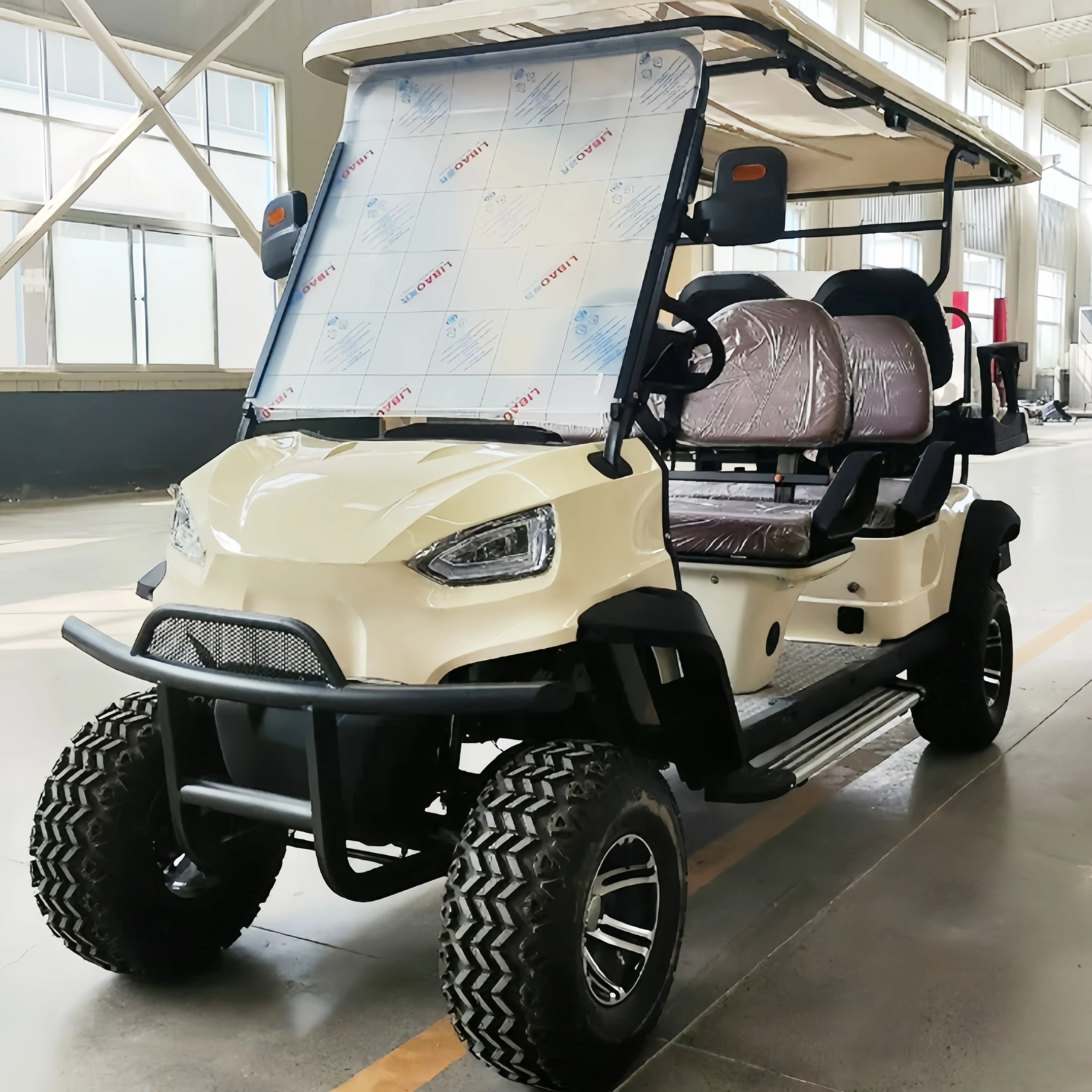 리튬 배터리 전기 골프 카트 48V 60V 72V 4kw 5kw AC 모터 2 4 6 8인승 골프 카트 골프 버기 태양광 발전