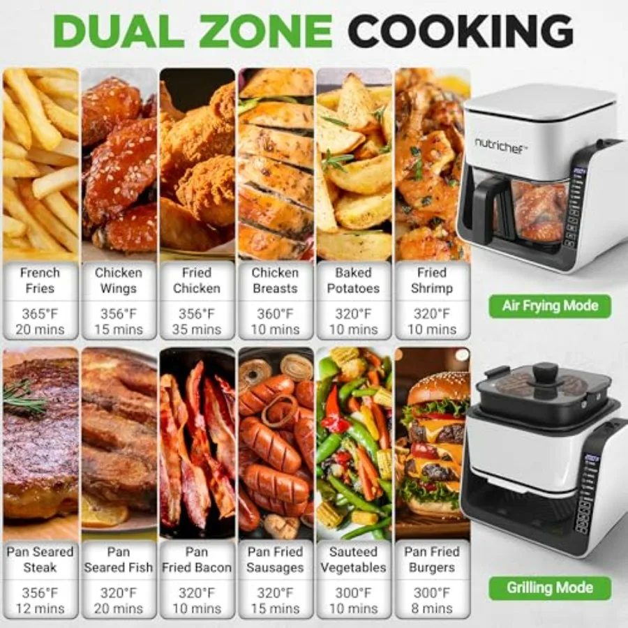 4 QT Air Fryer & Grill with 8‑in‑1 Presets 2