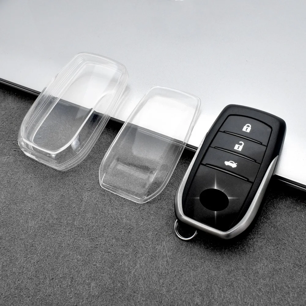 Premium Transparent TPU Key Case Cover