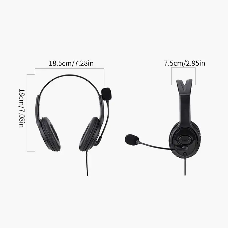 Headphones With Mic Callez USB Headset With Noise Cancelling Mic