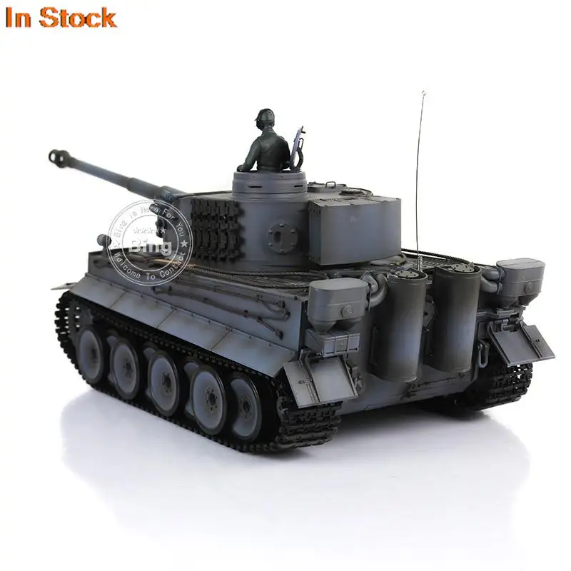 Toys Gifts 1/16 HENG LONG 7.0 Plastic German Tiger I RC Tank 3818 Barrel Recoil Track Idler Smoke Unit Speaker Radio TH17247 3