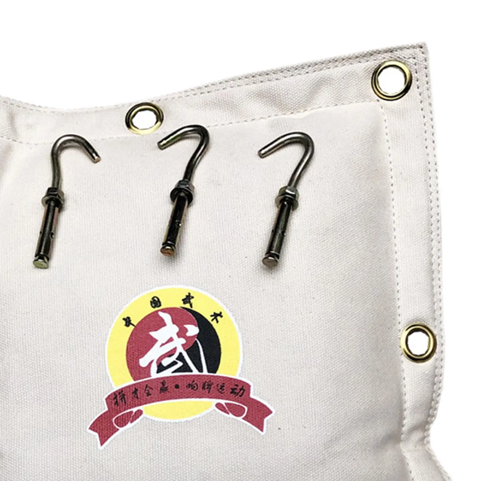 Wall Sandbag Fore Arm Workouts with Stainless Ring for Backyard