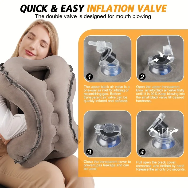 Neck Pillow  Inflatable Seatings - Inflatable Travel Pillow Multi-function  Home - Aliexpress