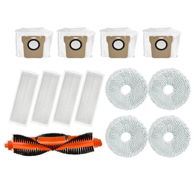 

Аксессуары для робота-пылесоса Xiaomi Mijia M30 Pro/C107, основная щетка, фильтр НЕРА, Швабра, тканевый мешок для пыли, аксессуары
