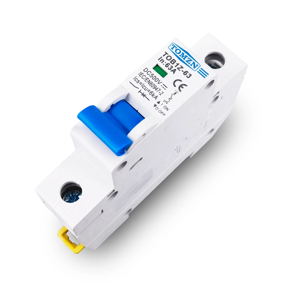 Circuit Breaker DC MCB 6KA 1P 500V Mini Circuit Breaker 3A 6A 10A 16A 20A 25A 32A 40A 50A 63A Y connection
