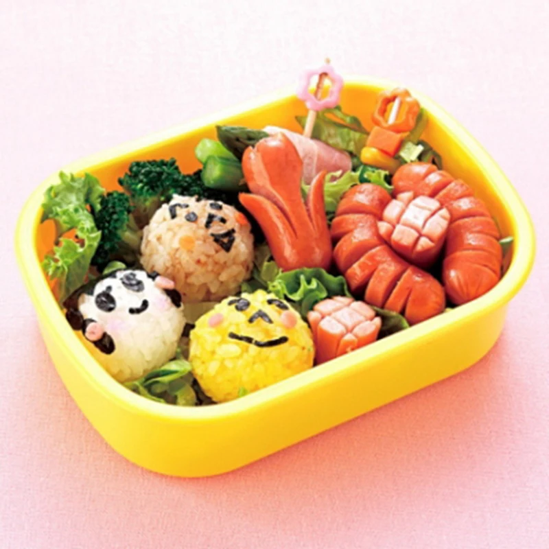5 In 1 Sausage Hot Dog Cutter Set Flower Crab Octopus Style Ham Sausage Cutter Kitchen Cutting Mold DIY Lunch For Bento Box