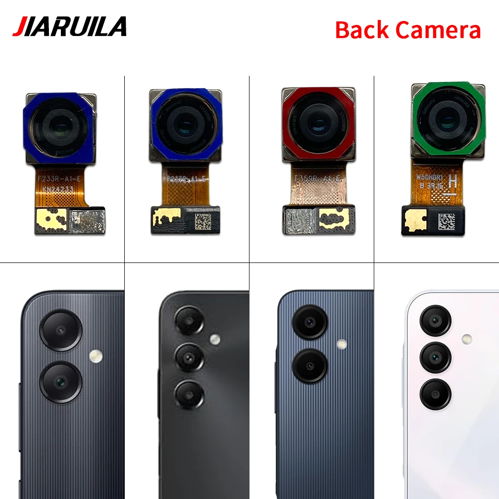 삼성 A05 A05S A06 A15 4G A25 A53 A55 5G용 전후면 카메라 모듈, 후면 메인 카메라 플렉스 모듈 교체 부품 테스트 완료