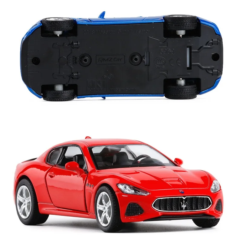 Фото Модель спортивного автомобиля Queen 2018 Maserati granтуризм MC, изысканные Литые и игрушечные автомобили RMZ city 1:36, Коллекционная модель из сплава №5