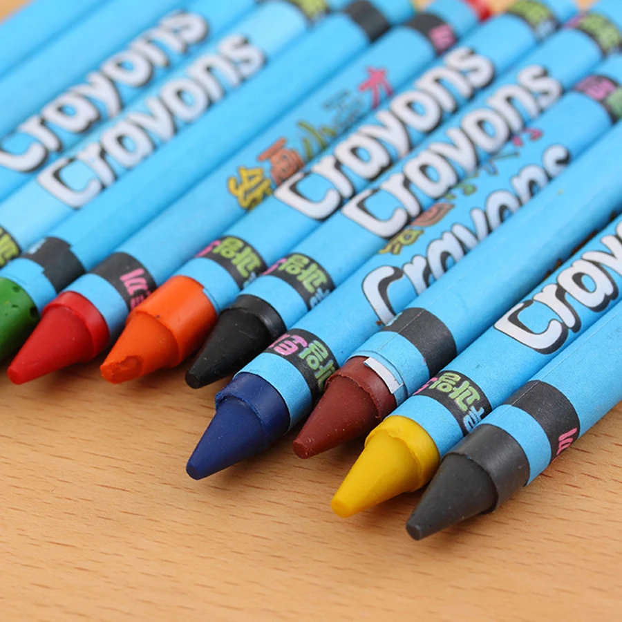 8pcs 8.5cm Boxed Color Crayon Children Painting Art Kits Creative Handmade Drawing Crayon Cute Painting Set Gift for Kids 3