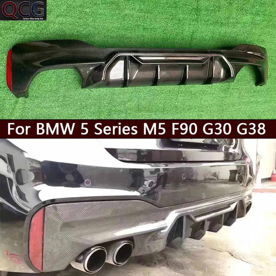 BMW 5 시리즈 M5 F90 G30 G38 540i 530 2017+ 카본 파이버 백 립 자..