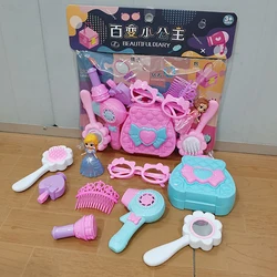 Kid Simulation Makeup Kit Hundred Little Princesses Girls Toys Play House Makeup Toys Set Girl Pretend Play House Toy Gifts