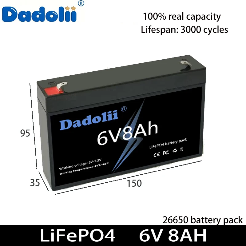 Pack batterie 6V 12Ah pour voiture enfant avec chargeur, prêt à être installé