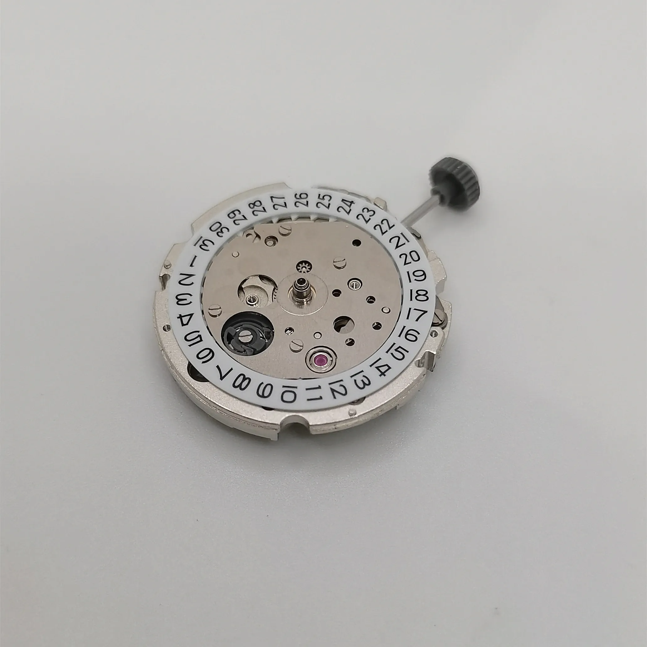 Nuovo Miyota 8215 Movimento Automatico 21 Gioielli White Date 3H