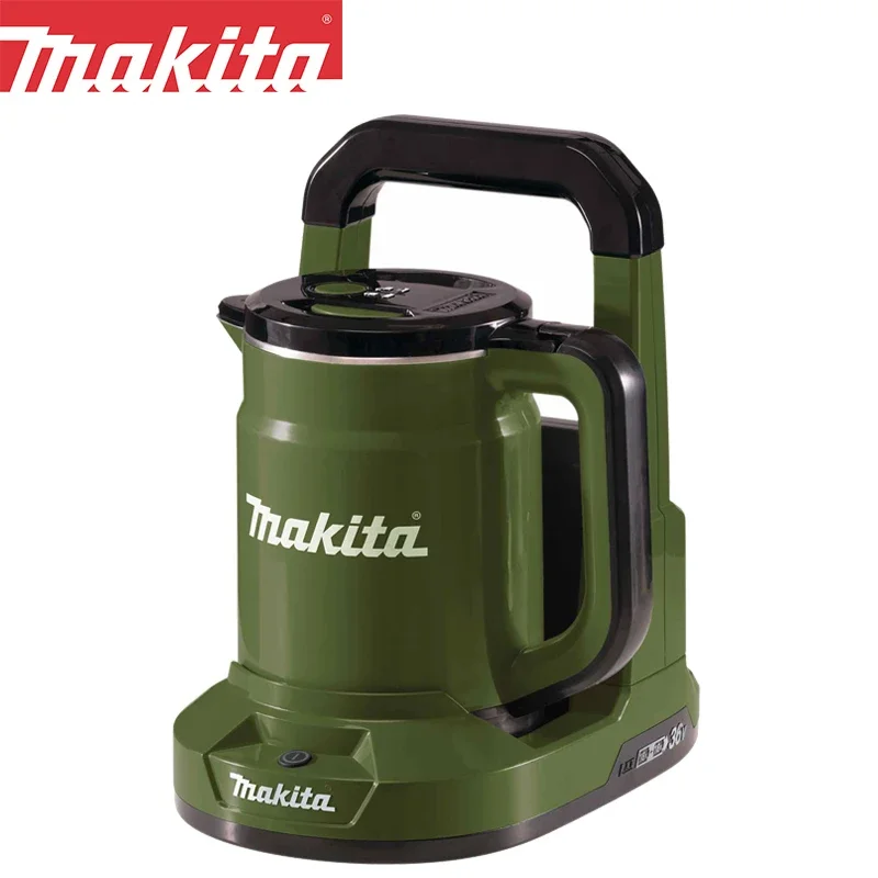 

Makita DKT360 Kettle 36V Dual Lithium Charged Double Layer Heat Insulation Indoor Outdoors Camping Water Boiling Bare Tool Green