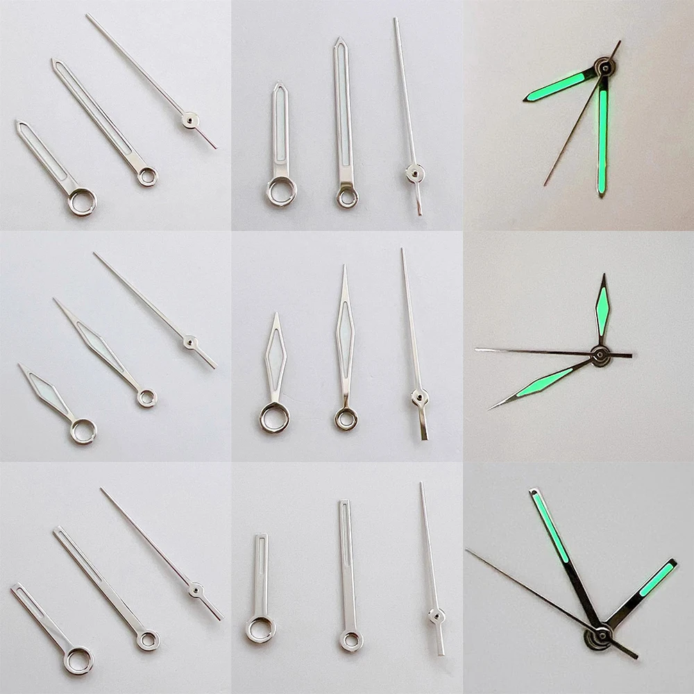 

16 Style Watch Hands, Green Luminous Pointers Needles, for NH35/NH36/4R/7S Movement, Watch Accessories Hands NH35
