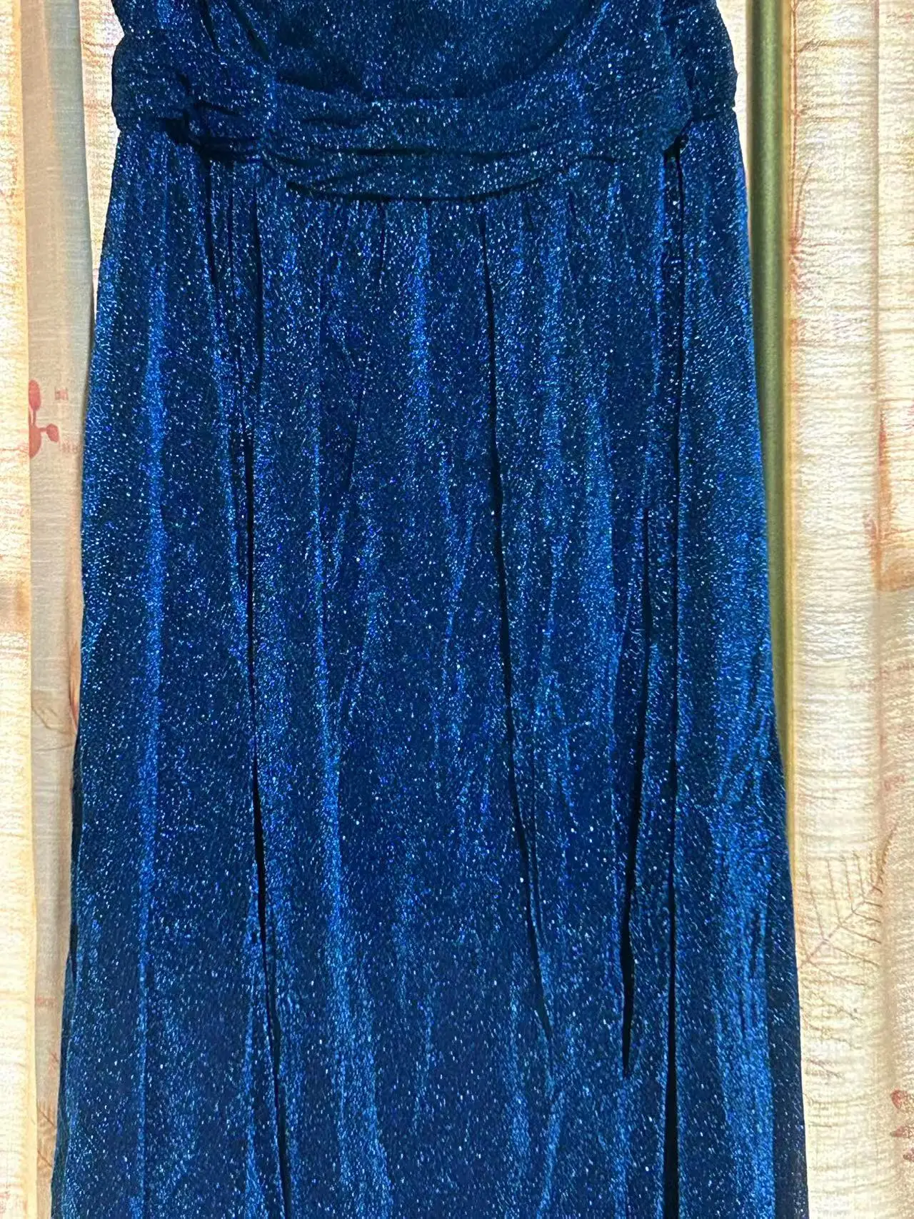 blue dress shining