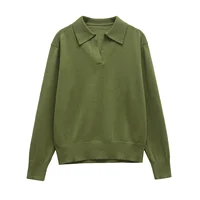 Femmes printemps été polos femmes pulls à manches longues hauts en tricot pour femmes vêtements mince tricot pull Streetwear 2893036 1