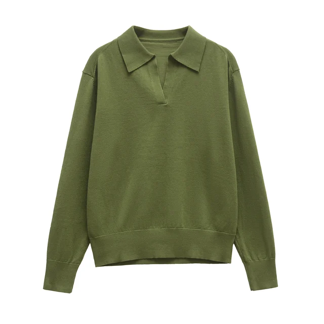 Femmes printemps été polos femmes pulls à manches longues hauts en tricot pour femmes vêtements mince tricot pull Streetwear 2893036 1