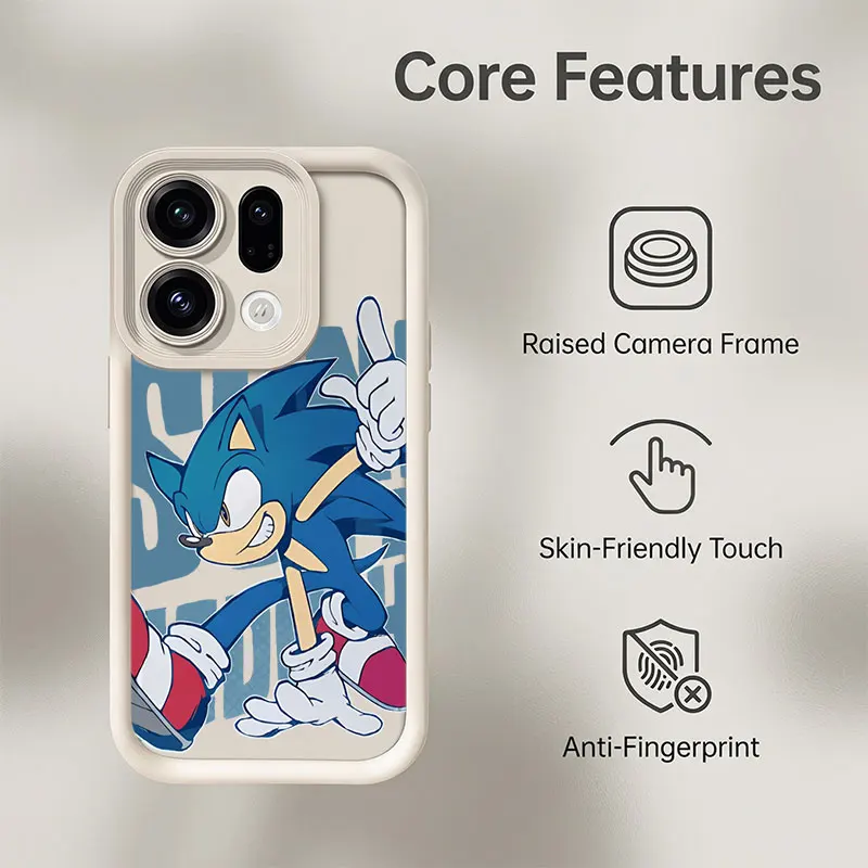 Cartoon Hedgehog Shockproof Phone Case