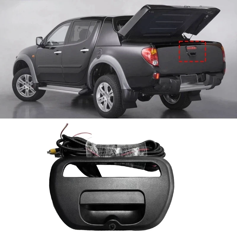 

Car Tailgate Handle Bezel With Rear Camera Wire Assy MN167500XA For Mitsubishi Triton L200 2005-2015 5716A031XA 5716A041