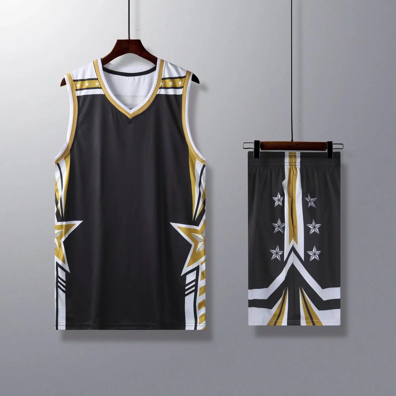 Children Men Basketball Jersey Sets Plus Size 2 Pieces Sleeveless Vest Shorts Team Professional Basketball Uniforms Suit kids sports suit,men sports suit