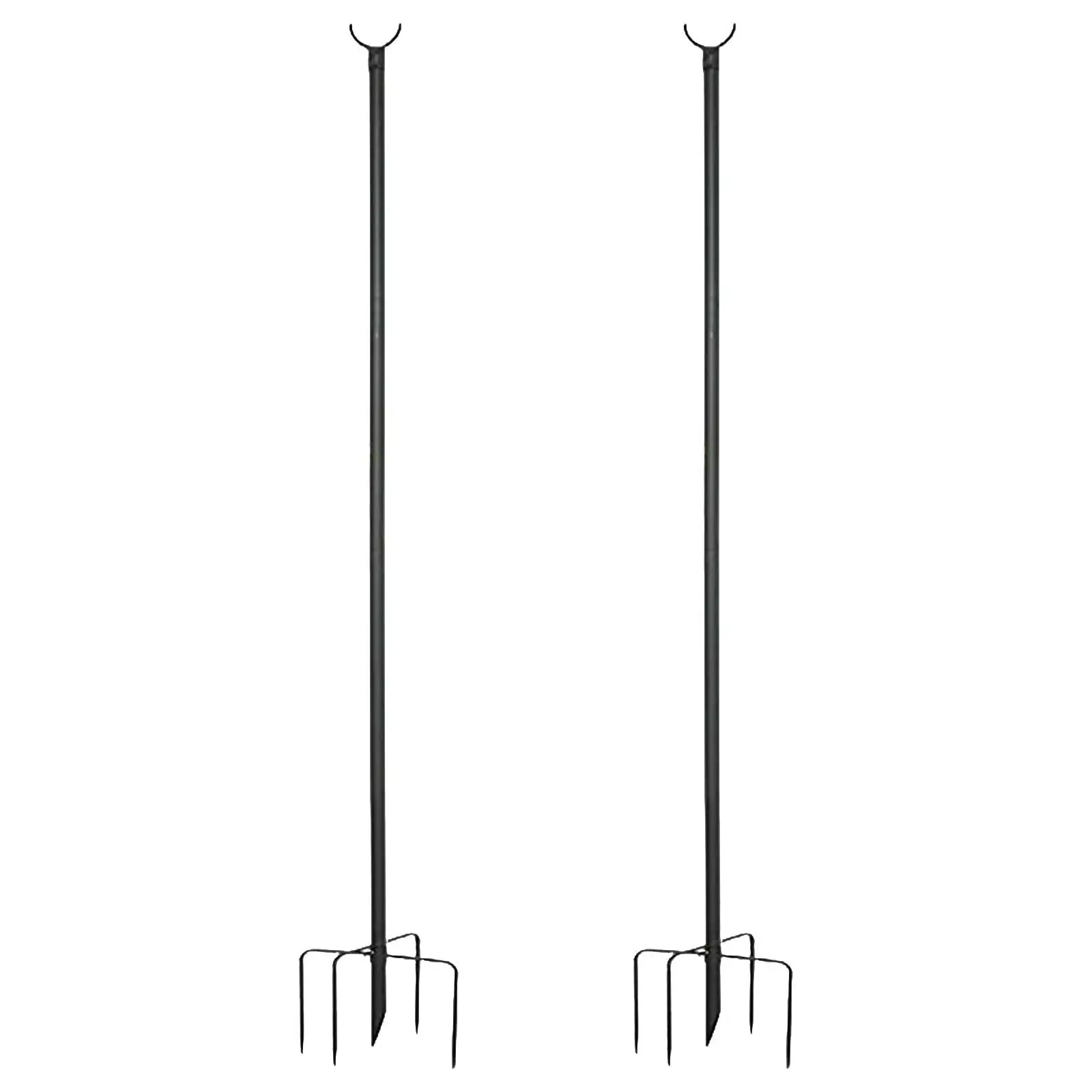 

2x Light Poles for Outdoor, Lights Metal Stand Pole Heavy Duty Patio Light Poles Stand String Lighting Poles for Garden Holiday