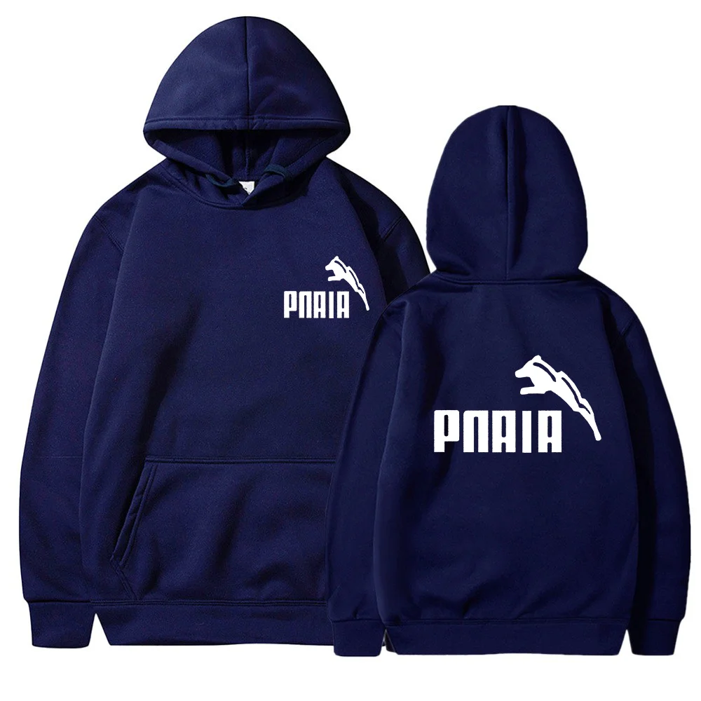 New Autumn Winter Fashion Hoody Letter Printed Trend PUAIA Men's Hoodies Sweatshirts Plus Fleece Pullover Hip Hop Streetwear