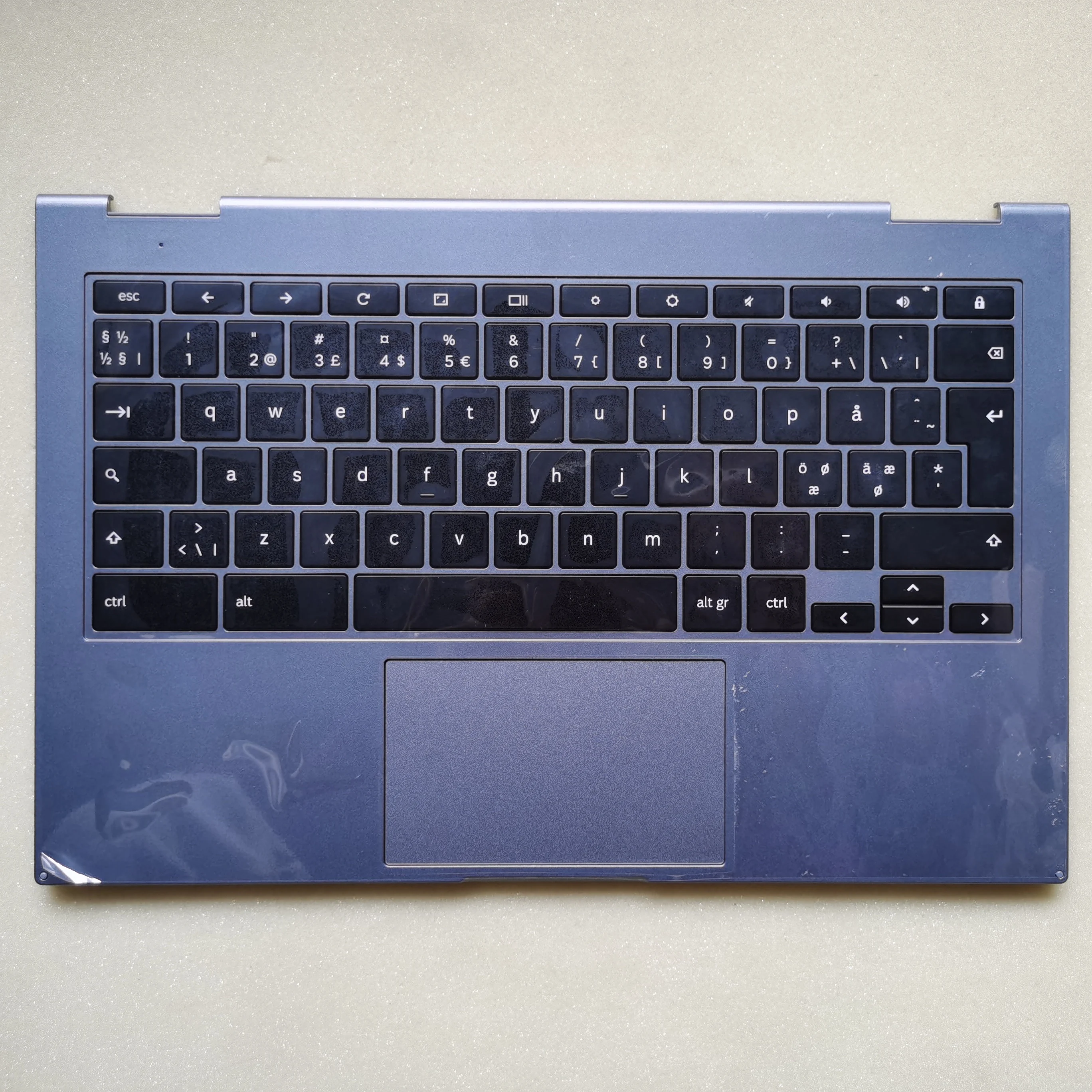 New Laptop Keyboard With Touchpad Palmrest For Samsung Galaxy Chromebook 2 Xe530Qda  Nw Ne