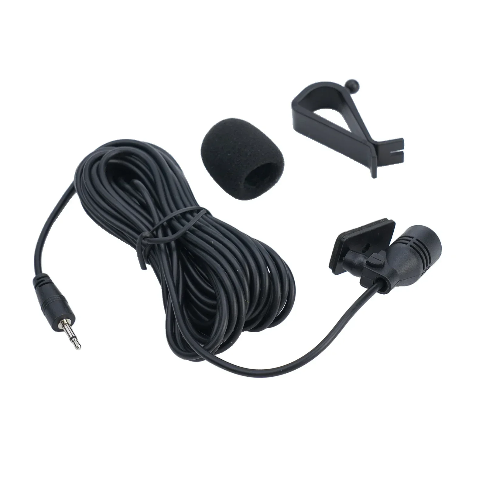 Car Audio Microphone 2.5mm Jack Plug 5m Cable Stereo Wired External Auto Car Radio GPS Audio DVD
