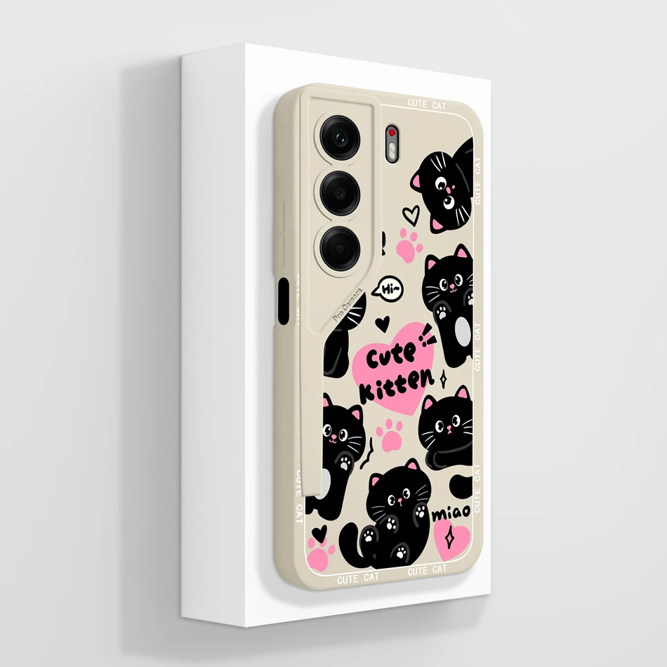 Trendy Creative Soft High-Quality Liquid Silicone Phone Case - Durable Bumper Back Cover