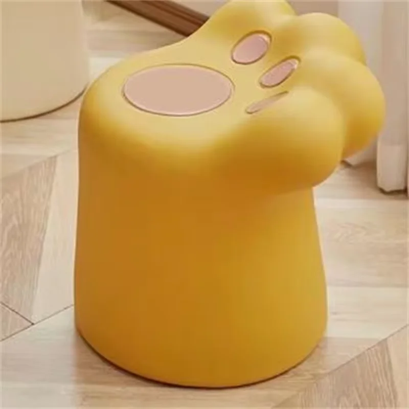 ED Cream Style Living Room Home Small Apartment Yellow Cat Claw Chair Fashion Creative Sofa Side Silla