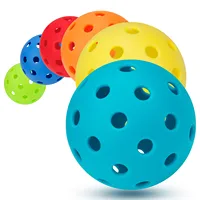 6 Pcs 74MM Durable Pickleball Balls 40 Holes Outdoor For Competition 1