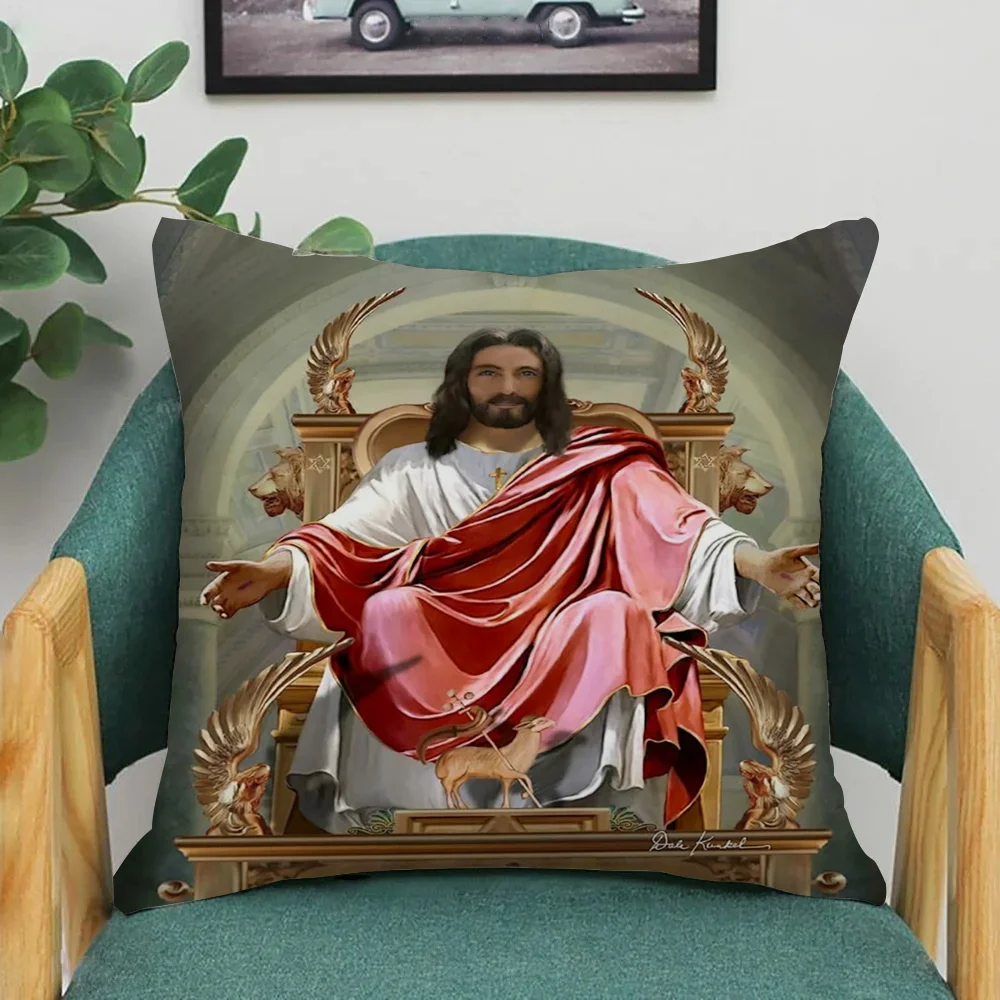 

Cushion Cover J-Jesus 40*40 Pillowcase Lounge Chairs Pillowcases 40x40 Short Plush Pillow Hugs Duplex Printing Covers 45*45