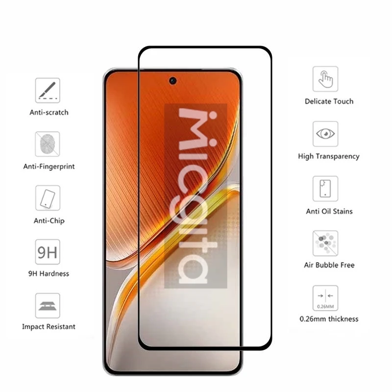 Premium Tempered Glass Screen Protector - 9H Anti-Scratch Film (1-4 Pack)