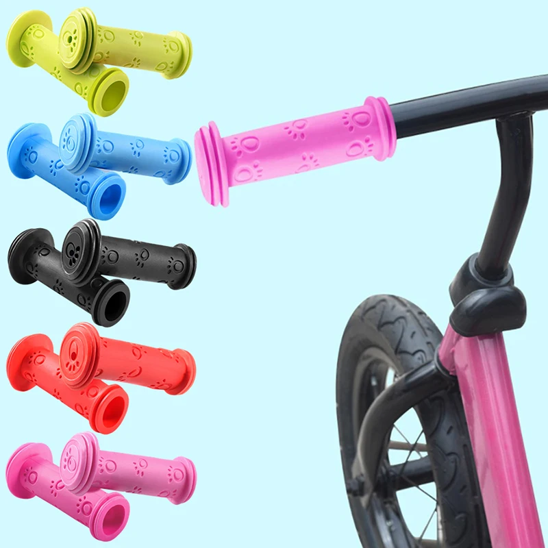 

1 Pair Rubber Bike Bicycle Handle Bar Grips Anti-slip Waterproof Tricycle Scooter Handlebar For Kids Child Cycling Handle Bars