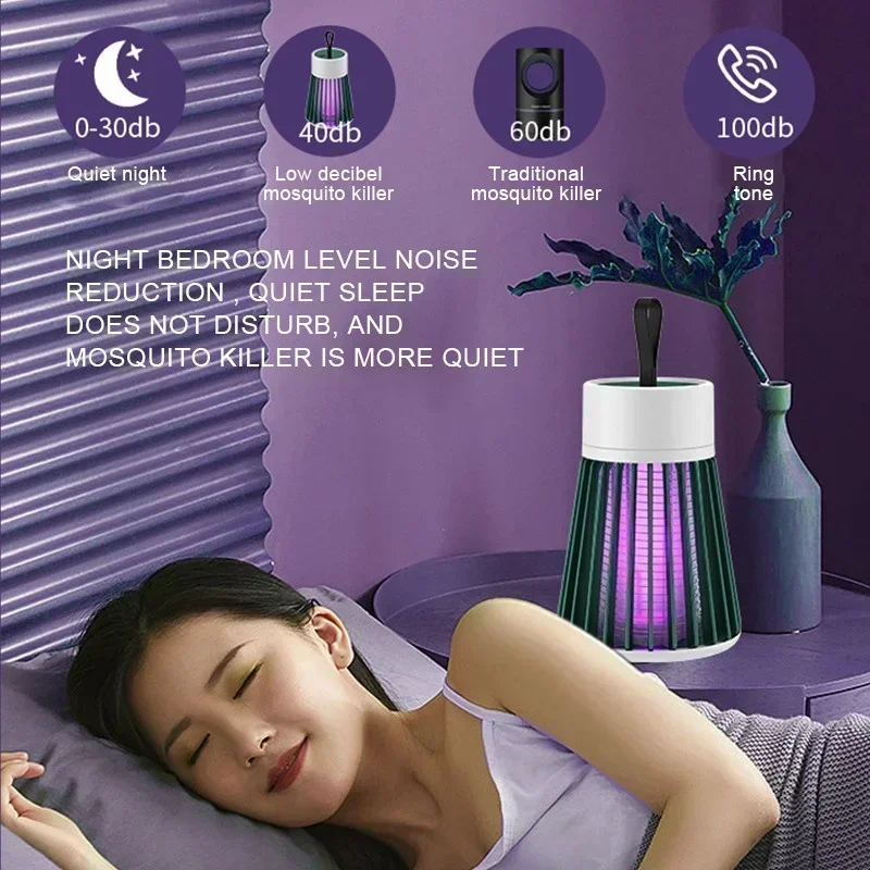 Electronic mosquito lamps UV mosquito killer USB charge anti lamp pest control lamp no battery