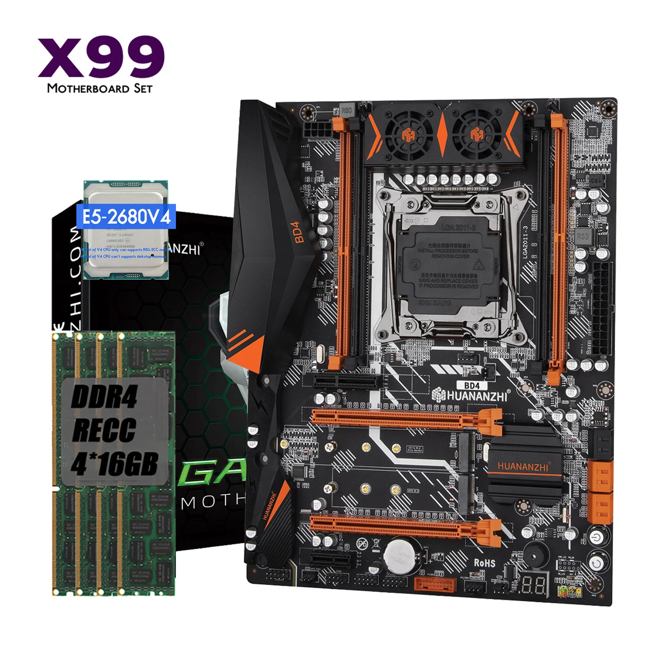 Huananzhi-X99-BD4-Moederbord-Combo-with-E5-2680-V4-DDR4-RECC-64GB ...