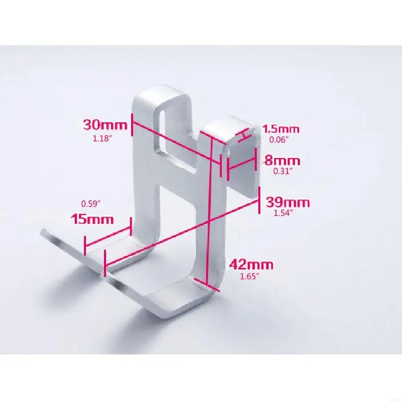 Shower Frameless Glass Door Hook Hole Towel Rack Hanger Key Holder Clothes Bathroom for LXAF