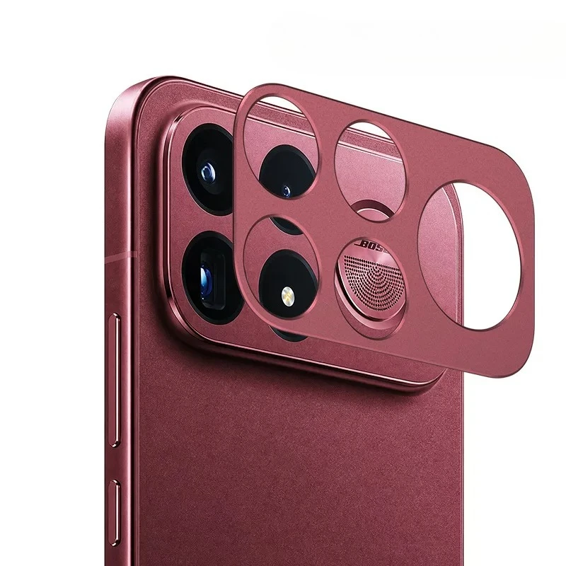 Aluminum Alloy Metal Cover Camera Lens and Screen Protectors with Protective Back Film