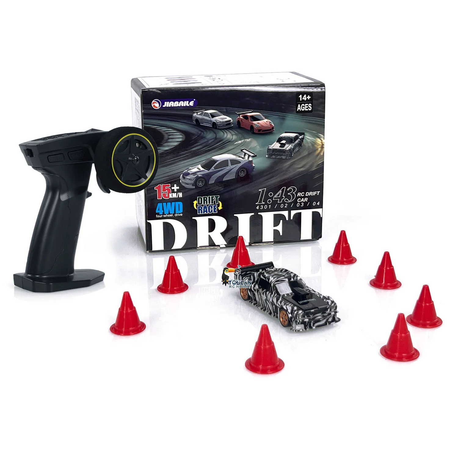 ドリフト　ラジコン Amazon.co.jp: FunXylophy 1:43スケール RCドリフトカー 4WD 2.4