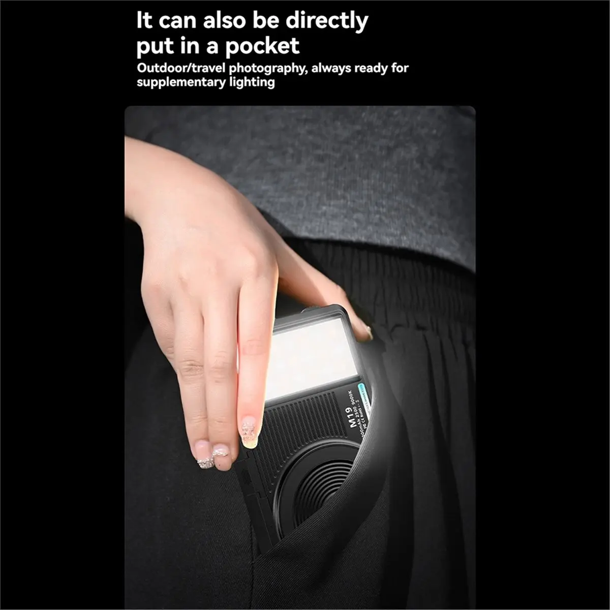 A10R 마그네틱 필 라이트 클립 포켓 라이트 비디오 카메라 라이트 폰 셀카 라이트 휴대용 비디오 필 라이트