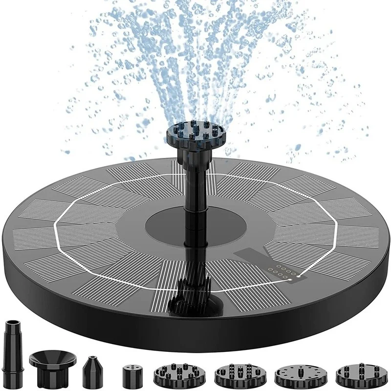 Solar Fountain Mini Solar Water Fountain Pool Pond Waterfall Fountain Garden Decoration Outdoor Bird Bath Solar Powered Floating Water solar fountain solar fountain pump water fountain garden pond fountain solar water pump bird bath bird bath supplies