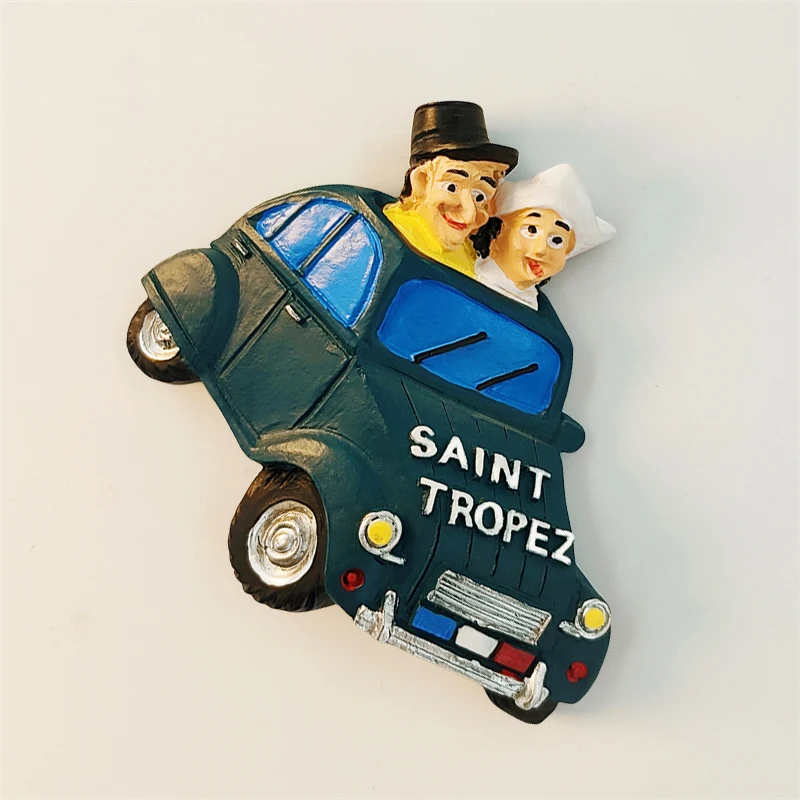 Calamita Saint Tropez Provenza Francia – Souvenir 3D In Resina – Regalo Da Viaggio
